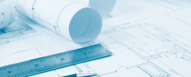 This is a photo of blueprints.